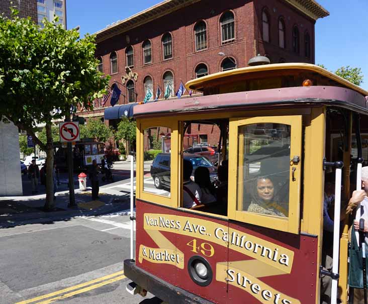 MUNI California cable car 47